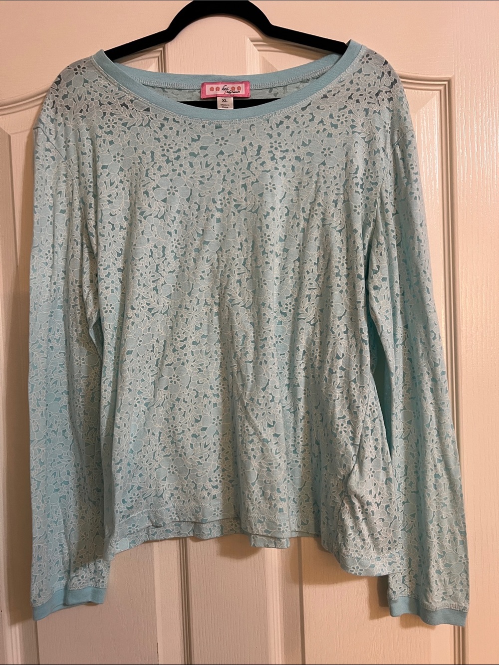 Koi Light Blue Long-Sleeve Tee
